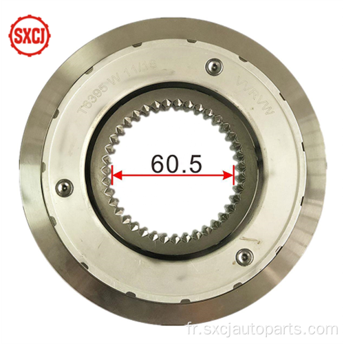 Assemblage de synchroniseur de transmission des pièces automobiles OEM T6395 W 11/18 pour Eaton